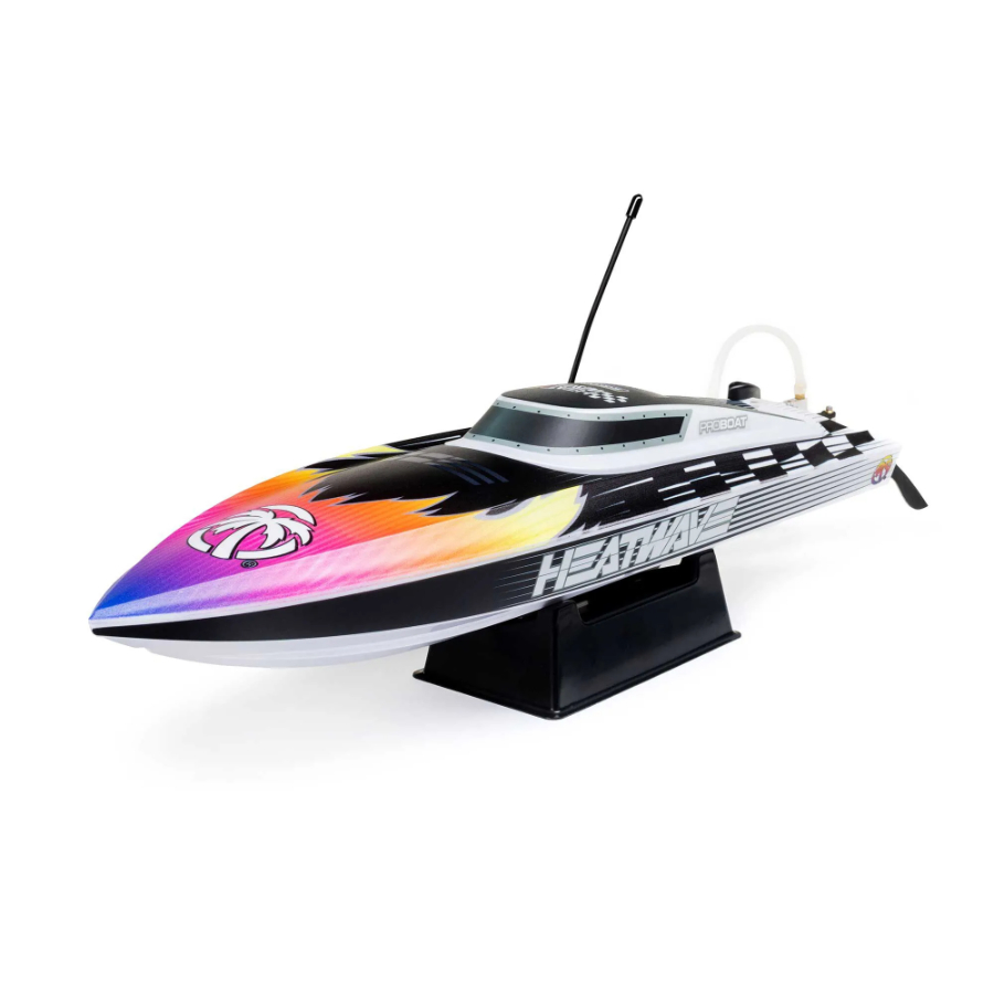 Proboat Radio Control Recoil 2 Heatwave 18 Inch Self Righting Brushless Boat RTR