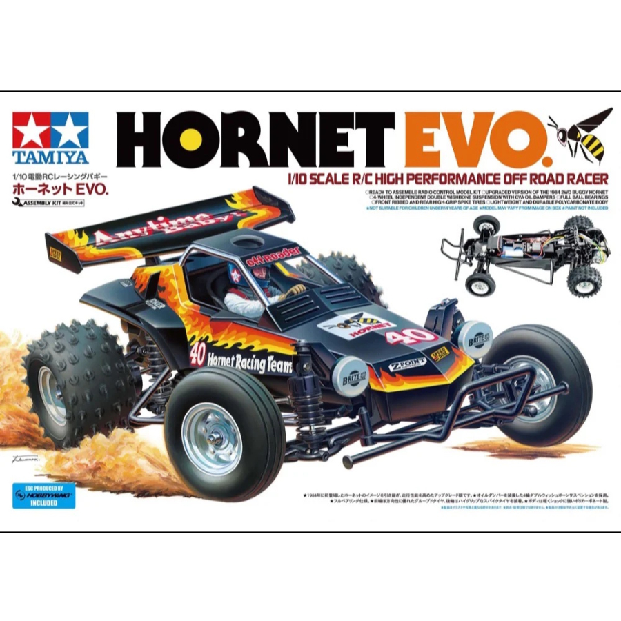 Tamiya Radio Control 1:10 Hornet EVO