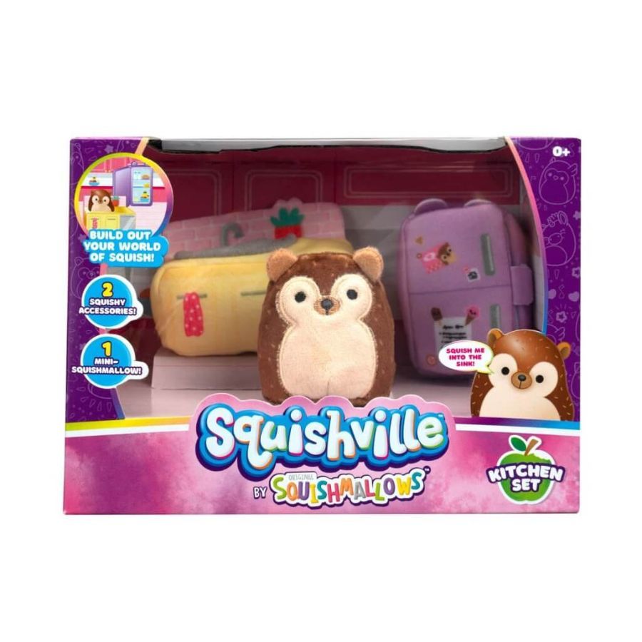 Squishmallows Squishville Mini Plush & Accessory Set Assorted