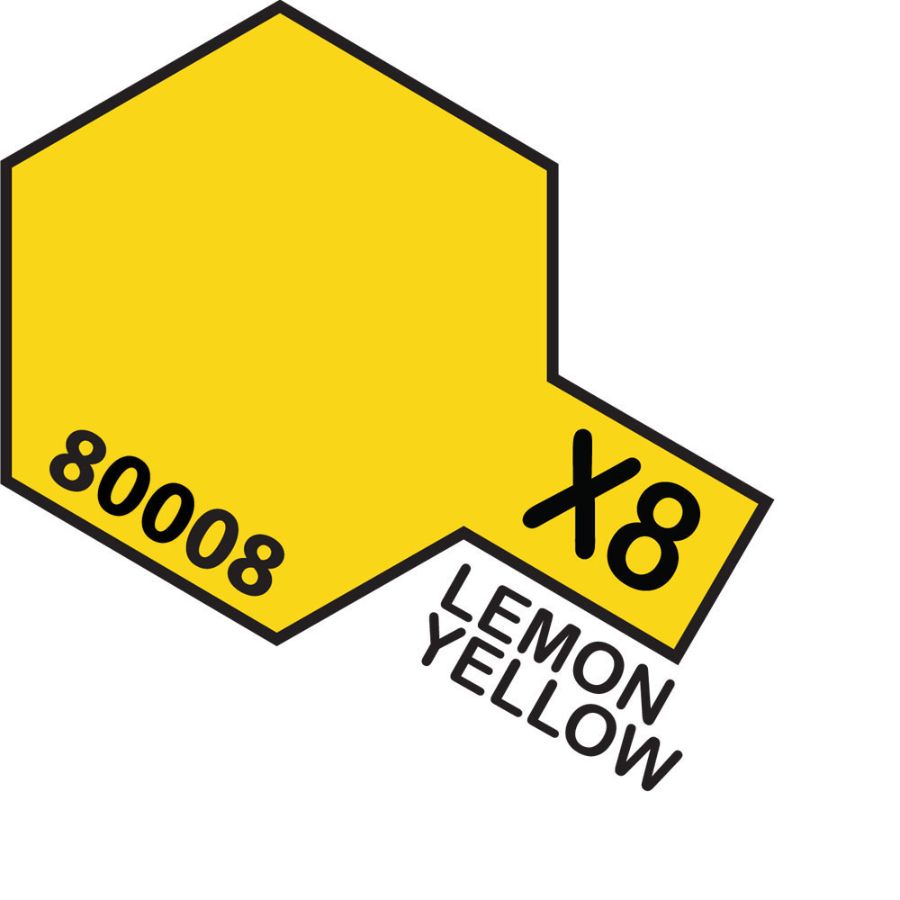 Tamiya Enamel Paint X8 Lemon Yellow