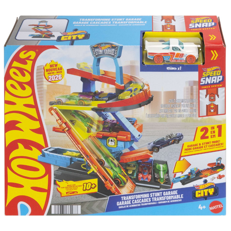 Hot Wheels City Transforming Stunt Garage Playset