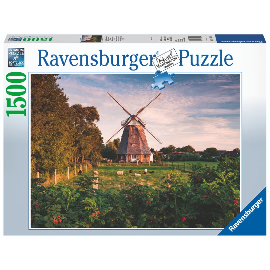 Ravensburger Puzzle 1500 Piece Windmill On The Baltic Sea