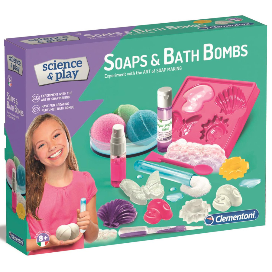 Clementoni Science & Play Soaps & Bath Bombs Kit
