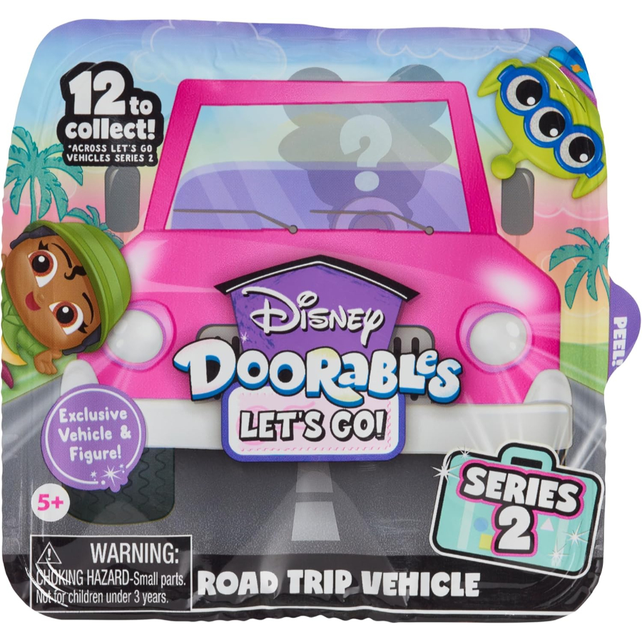 Disney Doorables Surprise Lets Go Vehicle Assorted