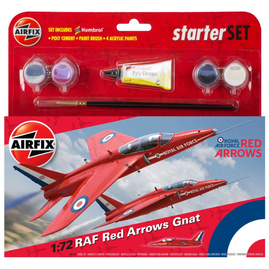 Airfix Starter Kit 1:72 Red Arrow Gnat
