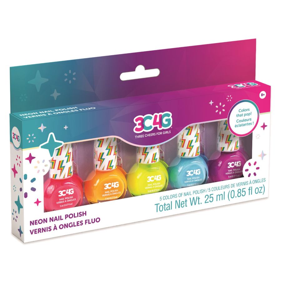 3C4G Nail Polish 5 Pack Neon | Toys | Casey's Toys