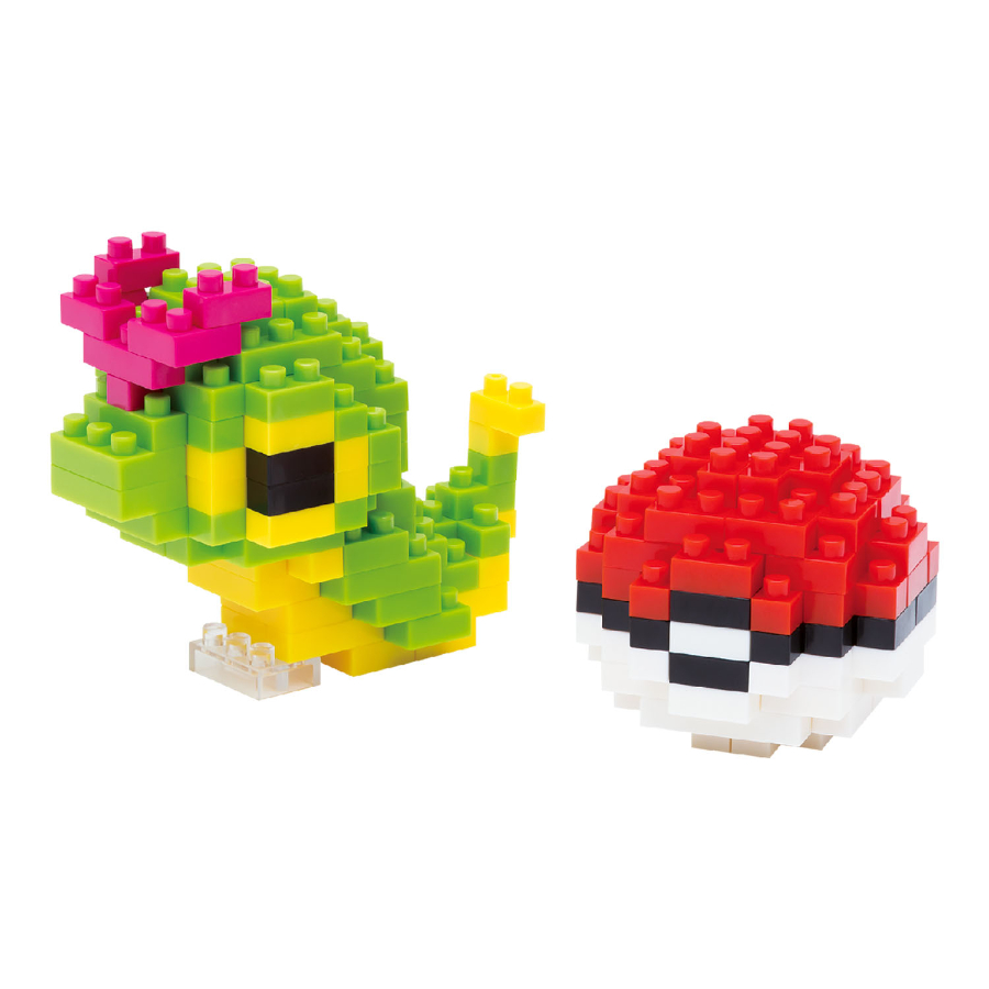 Nanoblock Pokemon Caterpie & Poke Ball