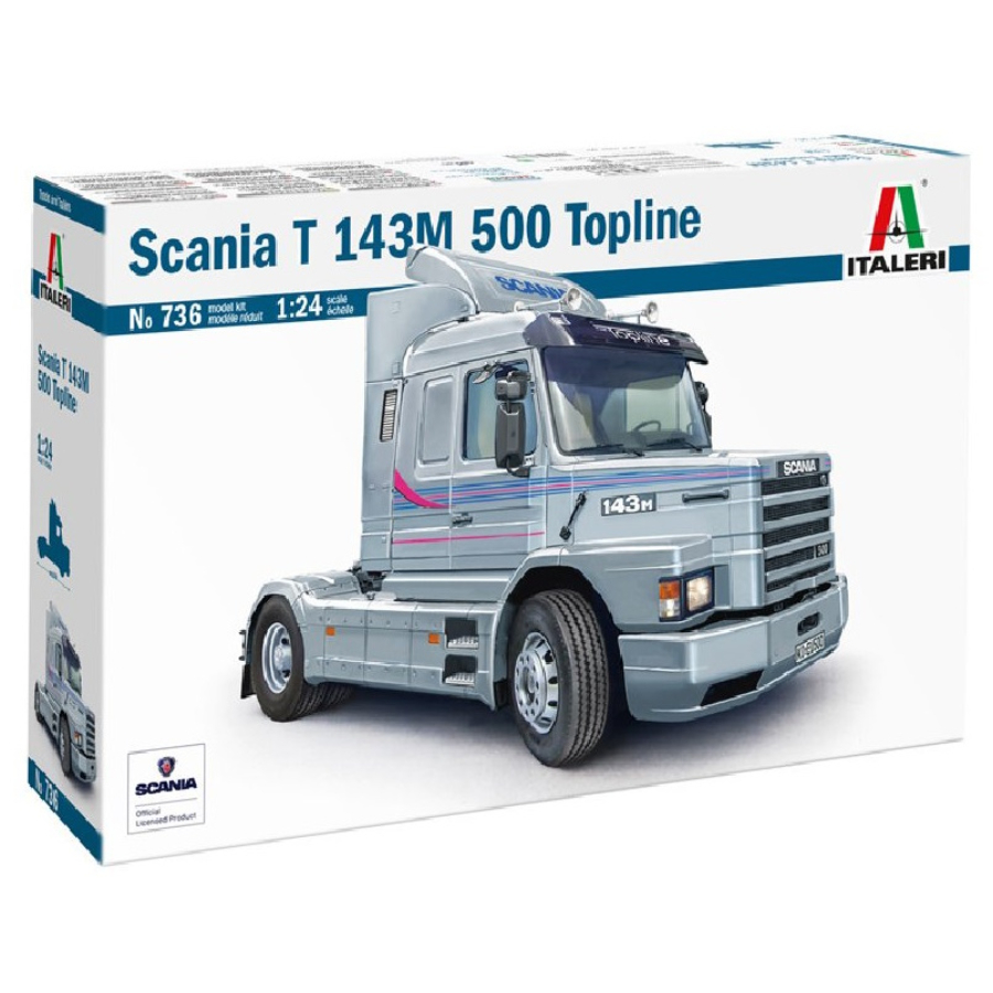 Italeri Model Kit 1:24 Scania T143 M500 Top Line