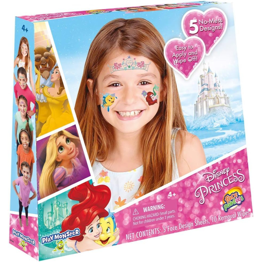 Disney Princess Face Paintoos 5 Pack Assorted