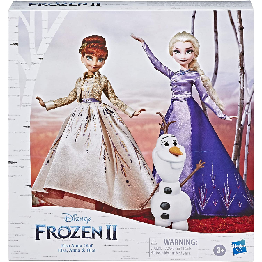 Disney Frozen Elsa Anna & Olaf Fashion Doll 3 Pack
