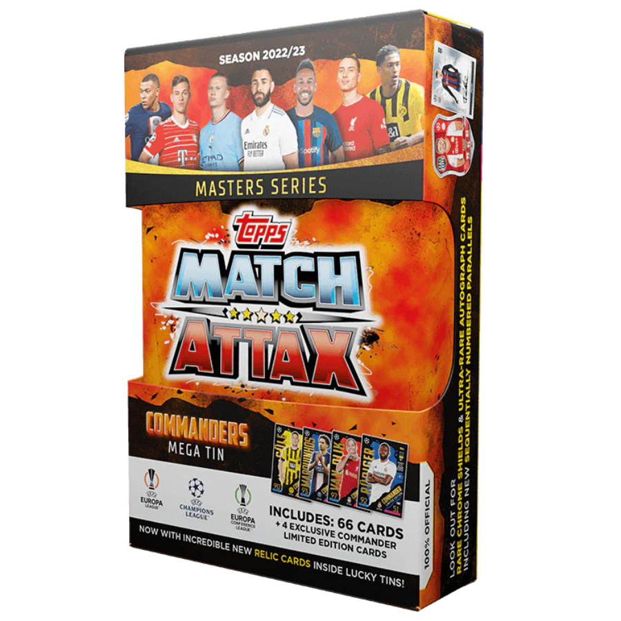 Match Attax UEFA Champions League 2022-23 Edition Trading Cards Mega Tin Assorted