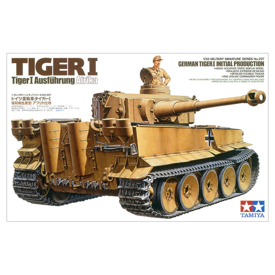 Tamiya Model Kit 1:35 German Tiger 1