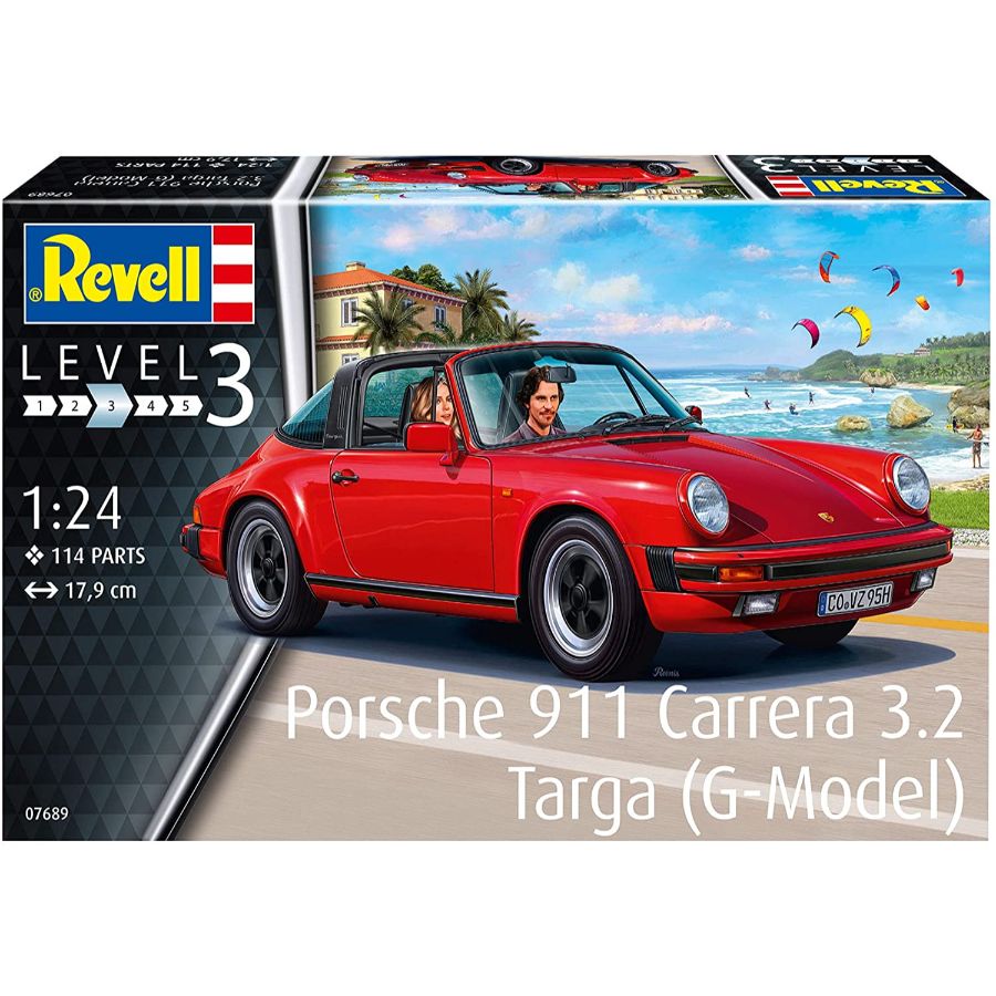 Revell Model Kit 1:24 Porsche 911 G Model Targa