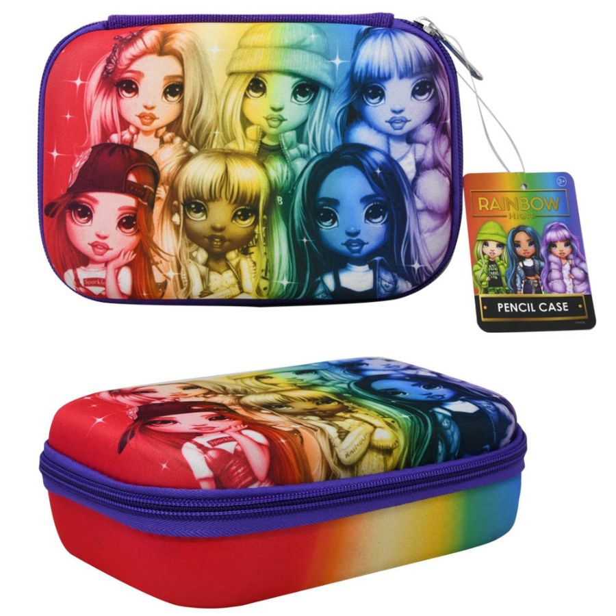 Pencil Case Moulded Rainbow High