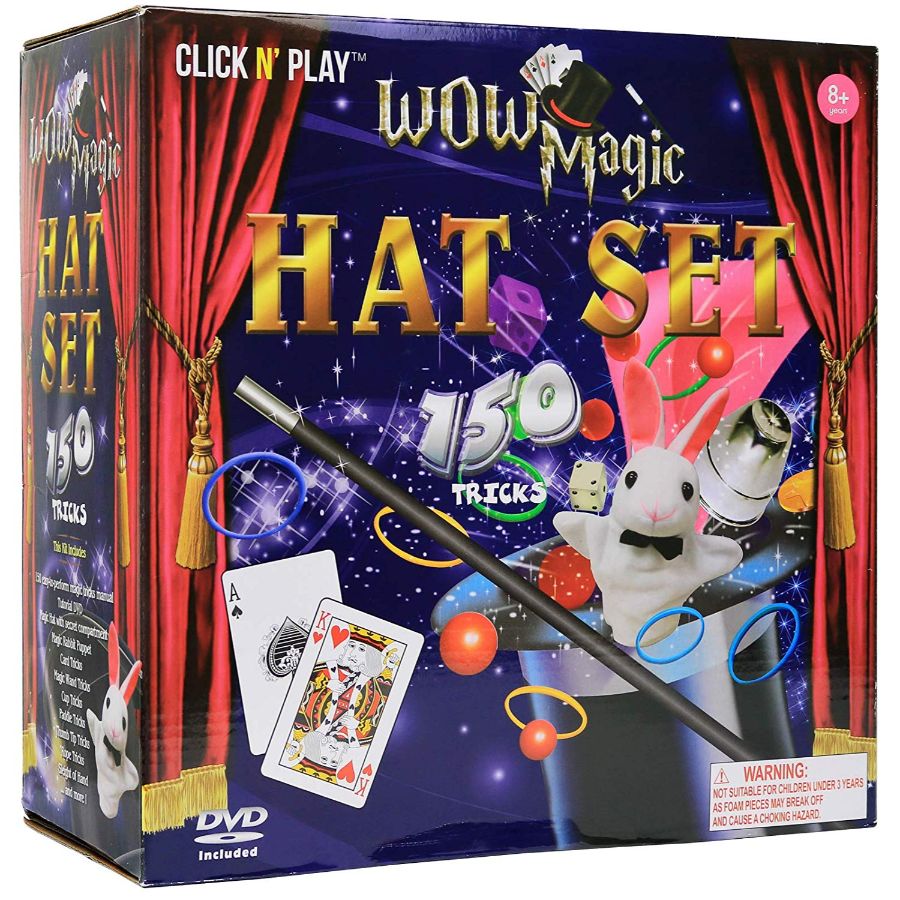 WOW Magic Hat Set With 150 Tricks
