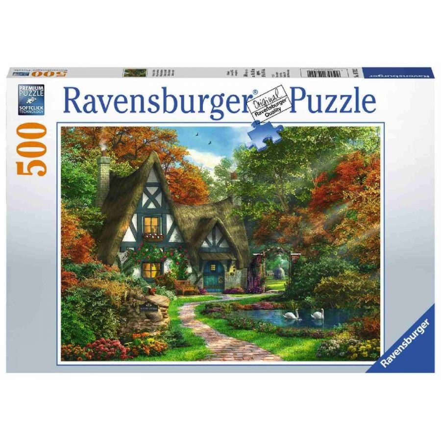 Ravensburger Puzzle 500 Piece Cottage In Autumn