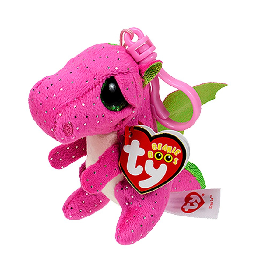 Beanie Boos Clips Darla Pink Dragon