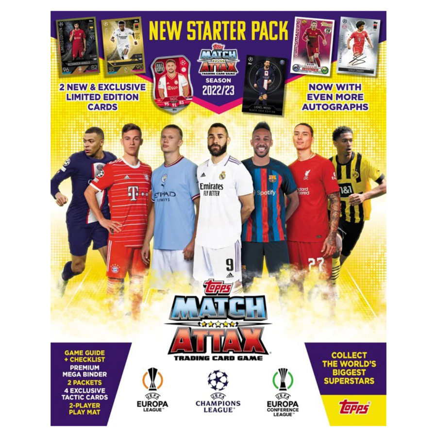 Match Attax UEFA Champions League 2022-23 Edition Trading Cards Starter Pack
