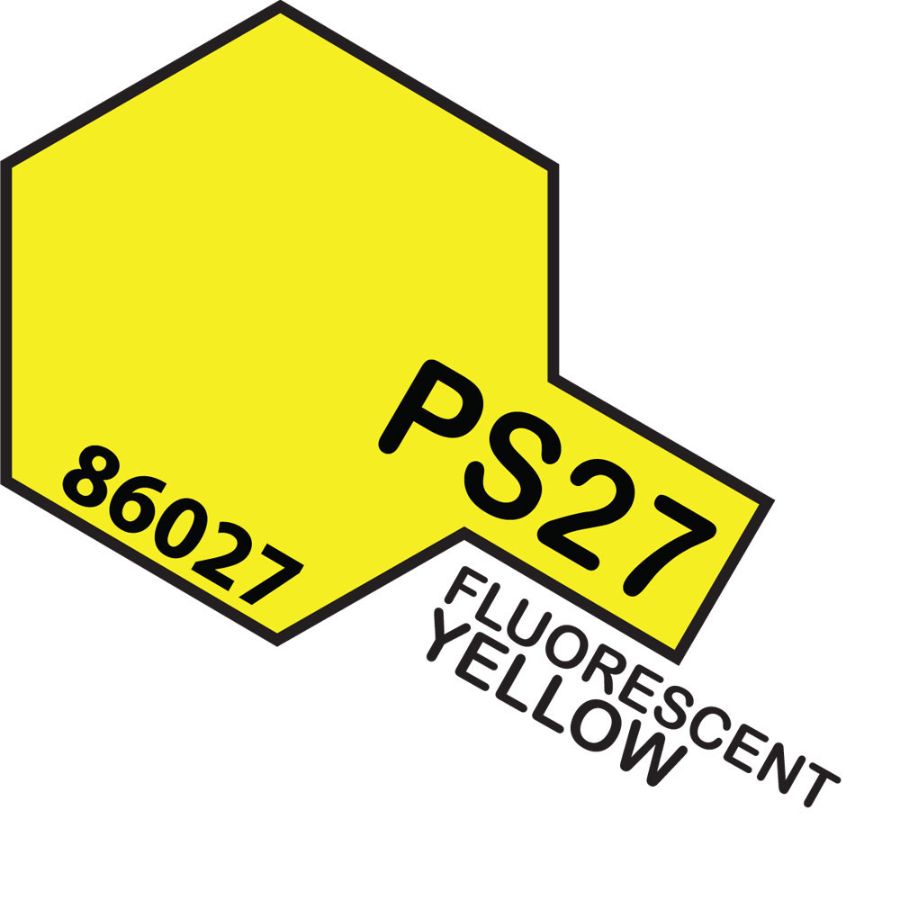 Tamiya Spray Polycarb Paint PS27 Fluorescent Yellow