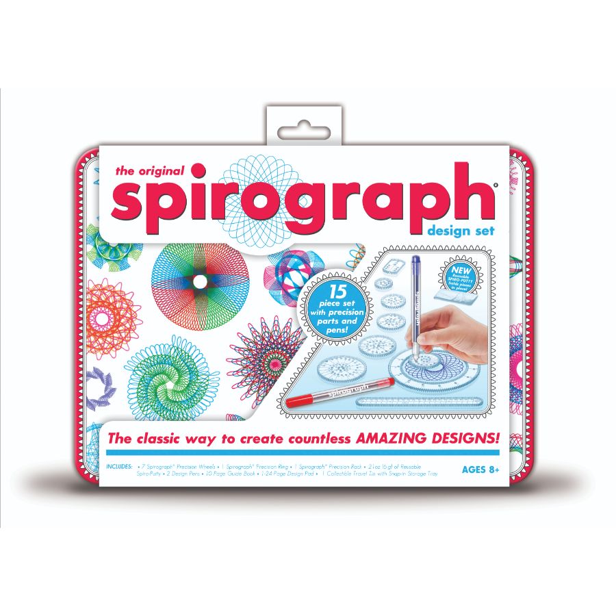 Spirograph Design Set In Tin