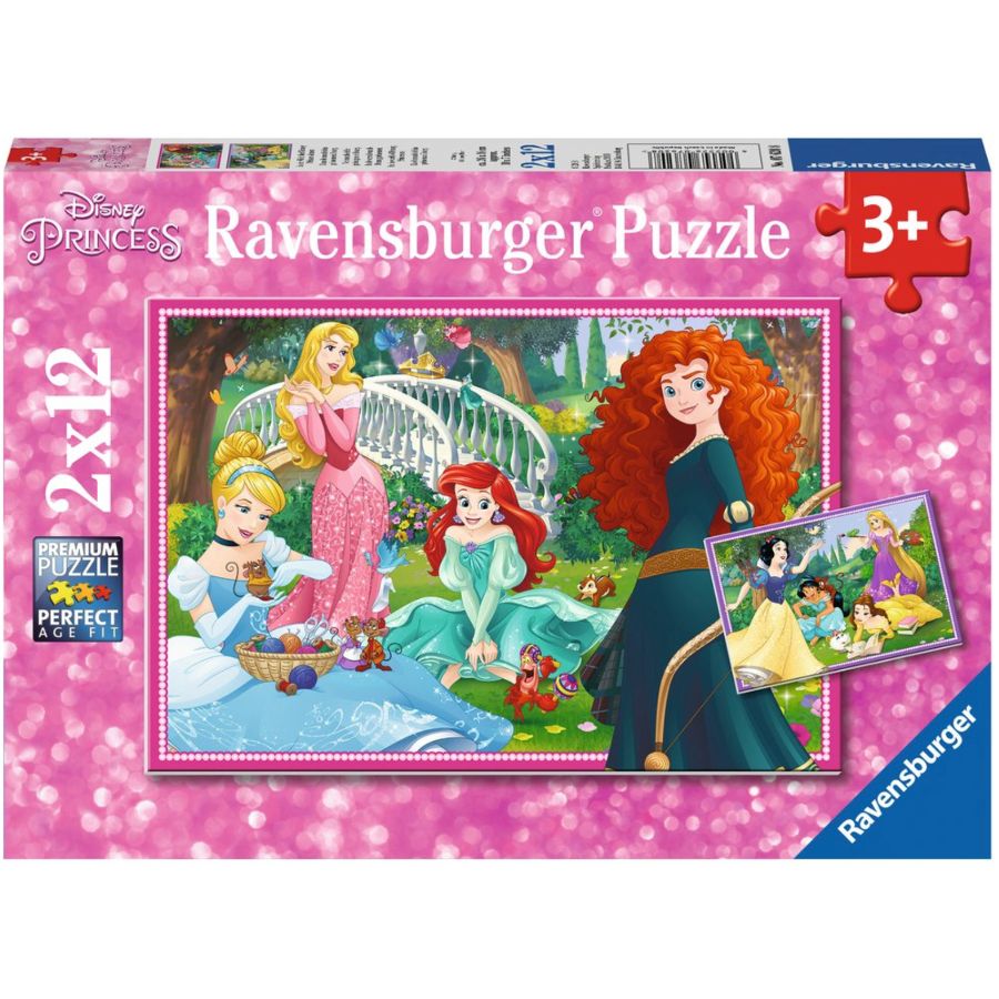 Ravensburger Puzzle Disney 2x12 Piece In The World Of Princess