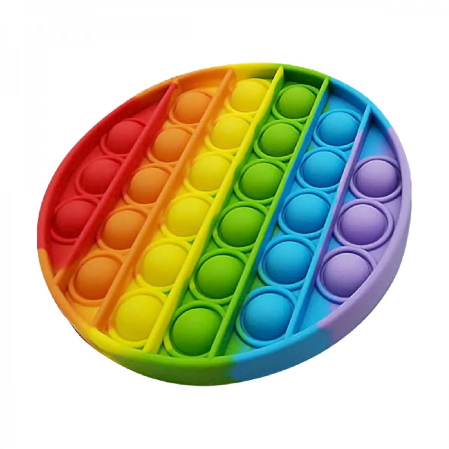 Pop It Fidget Toy Rainbow Circle