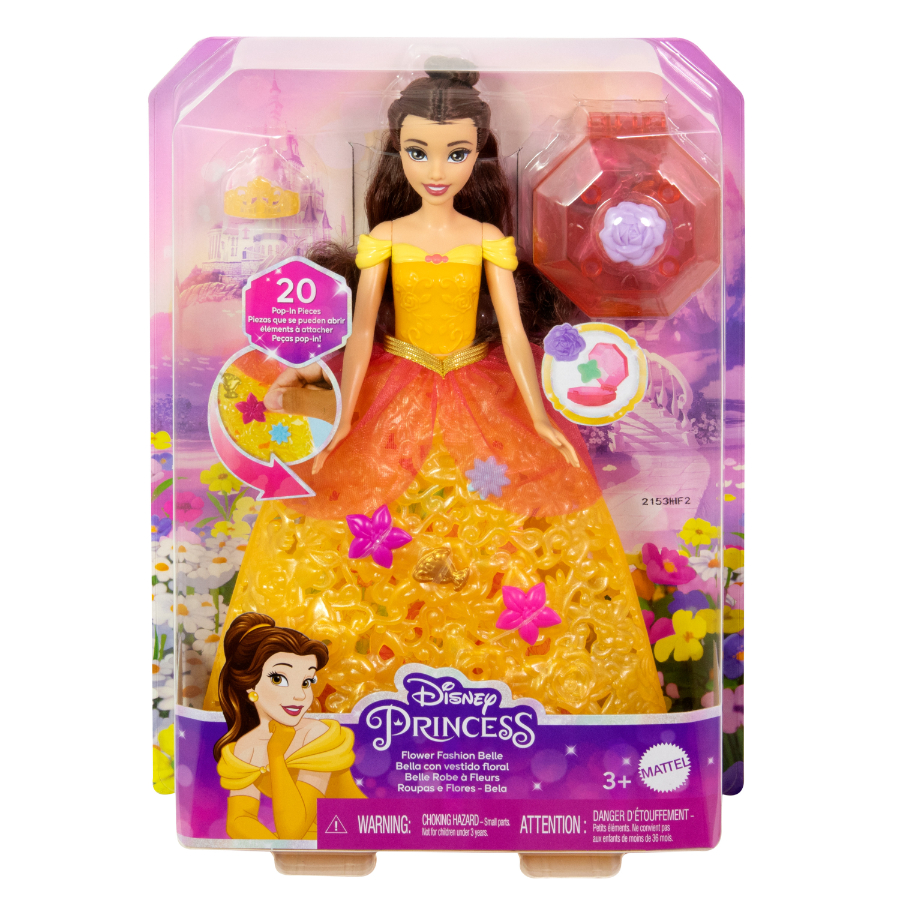 Disney Princess Flower Fashion Belle Doll