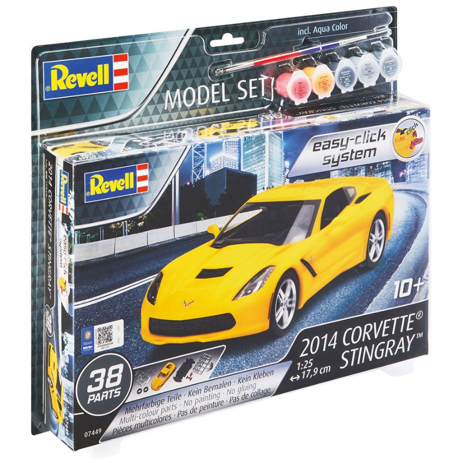Revell Kit Gift Set 1:25 2014 Corevette Stingray