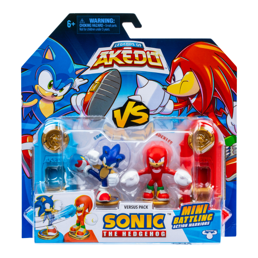 Akedo Sonic The Hedgehog  Series 1 Versus Pack Assorted