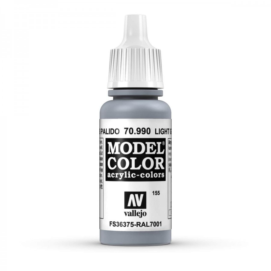 Vallejo Acrylic Paint Model Colour Light Grey 17ml