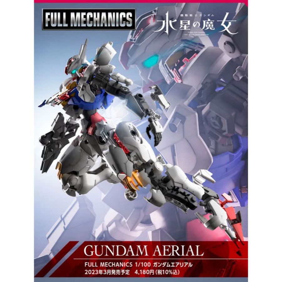 Gundam Model Kit 1:100 Full Mechanics Gundam Aerial