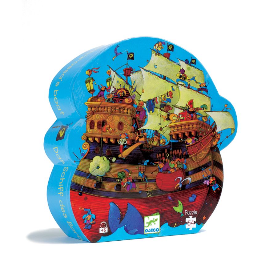 Djeco Barbarossa Boat Silhouette Puzzle 54 Piece