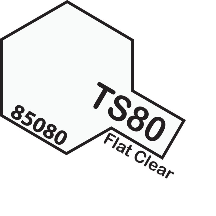 Tamiya Spray Paint TS80 Flat Clear