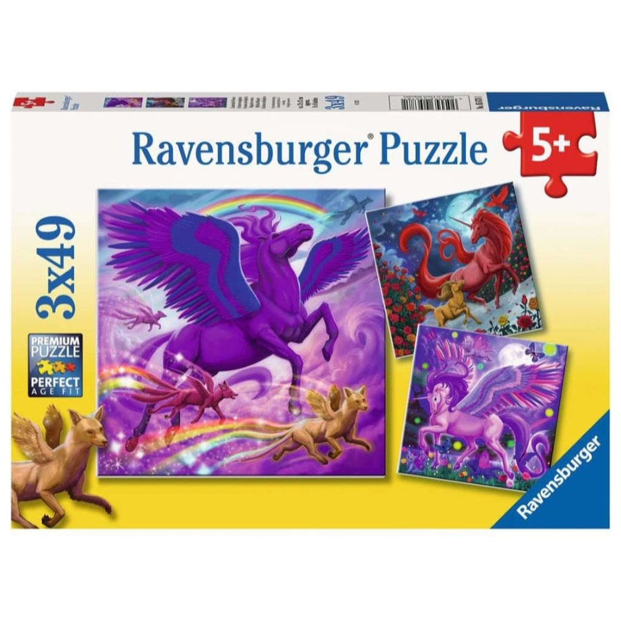 Ravensburger Puzzle 3x49 Piece Mythical Majesty