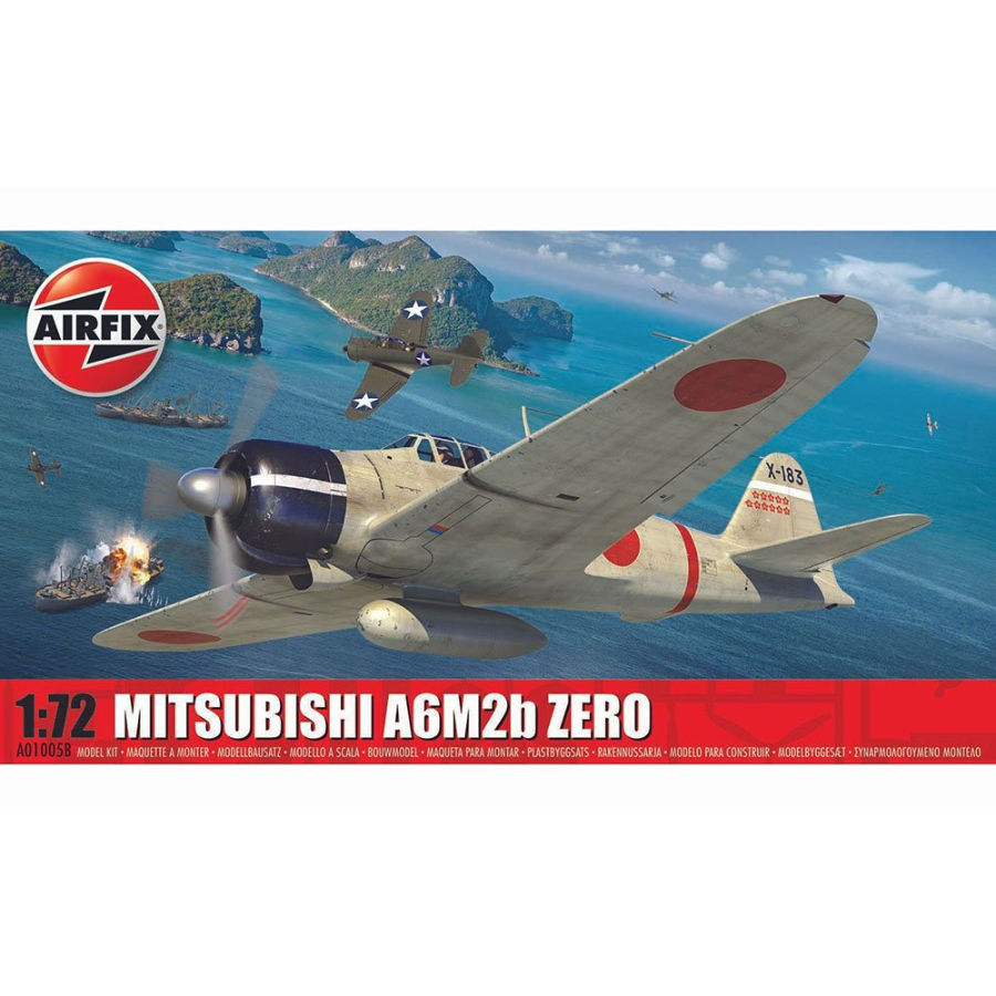 Airfix Model Kit 1:72 Mitsubishi A6M2B Zero