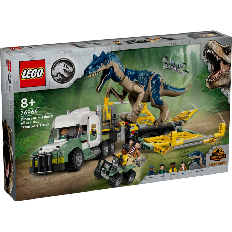 LEGO Jurassic World Dinosaur Missions Allosaurus Transport Truck