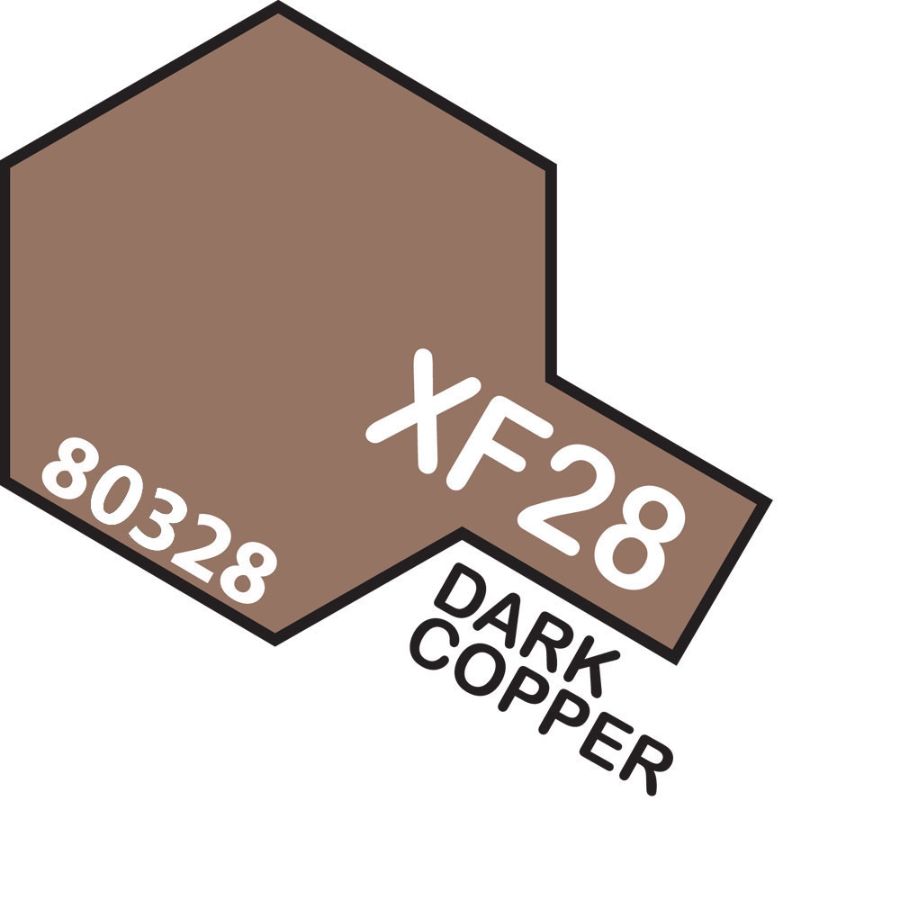 Tamiya Enamel Paint XF28 Dark Copper