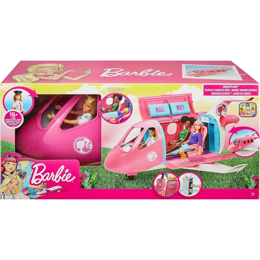 Barbie Adventures Dreamplane Jet Doll & Accessories