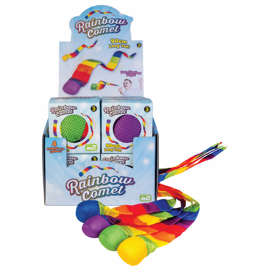 Rainbow Comet Ribbon Ball