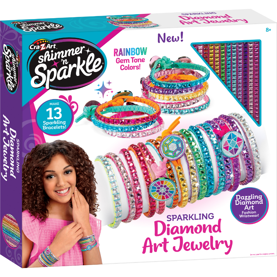 CraZArt Shimmer & Sparkle Diamond Art Jewellery