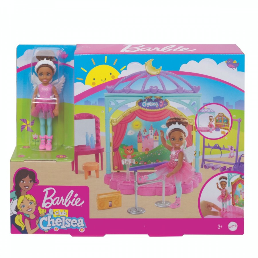 Barbie Chelsea Ballet Playset With Doll