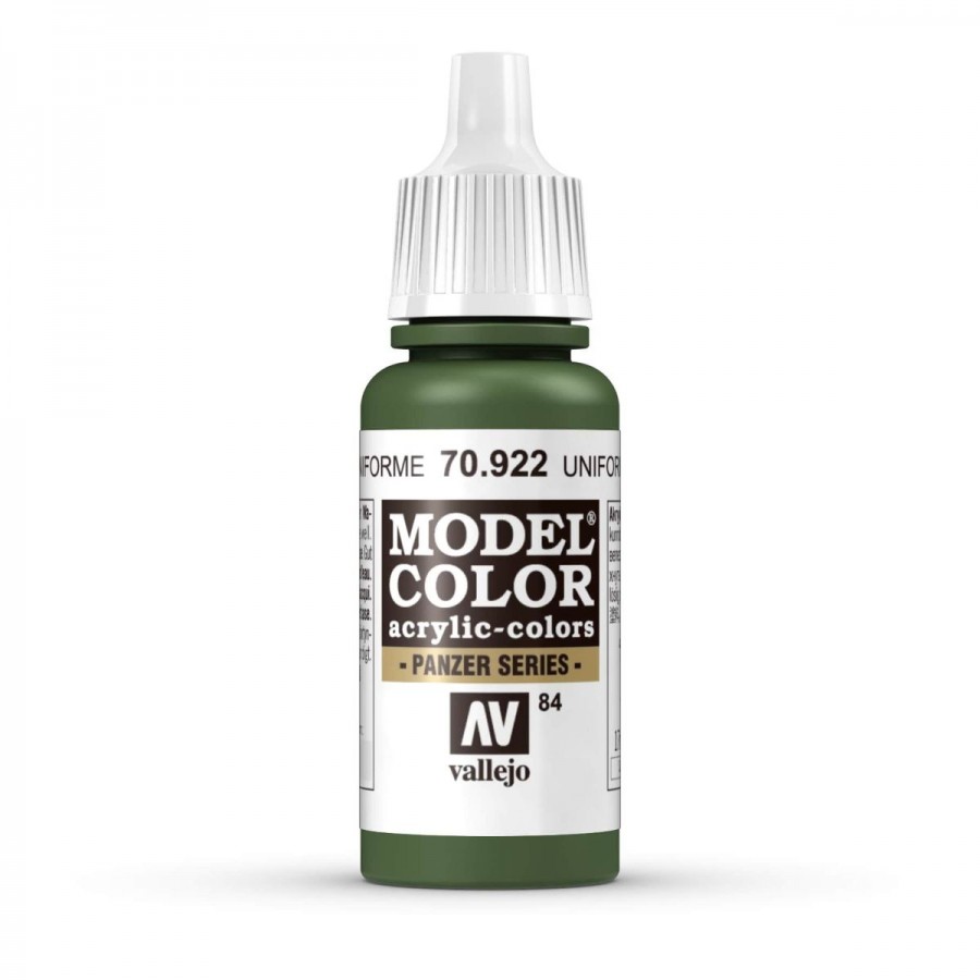 Vallejo Acrylic Paint Model Colour Uniform Green 17ml