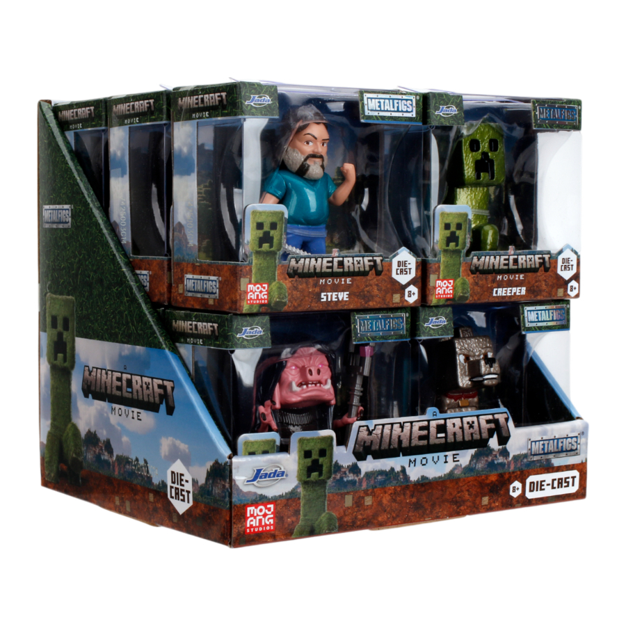 Jada Collectables Metalfigs 2.5 Inch Minecraft Assorted