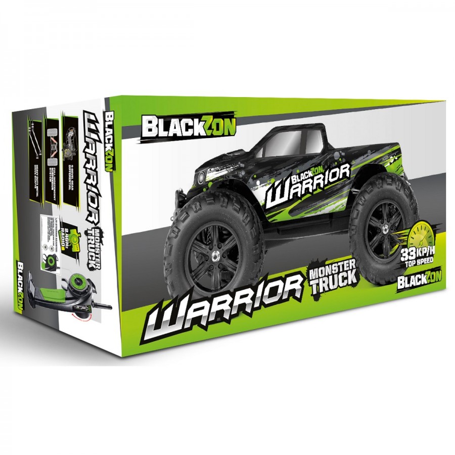 Blackzon Radio Control 1:12 Warrior Monster Truck