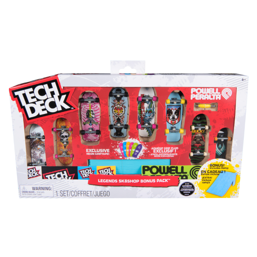 Tech Deck Collab Board 8 Pack & Accessories