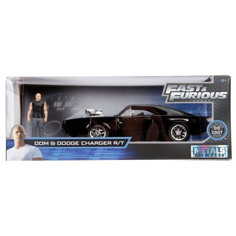 Jada Diecast 1:24 Fast & Furious Dom With 1970 Dodge Charger