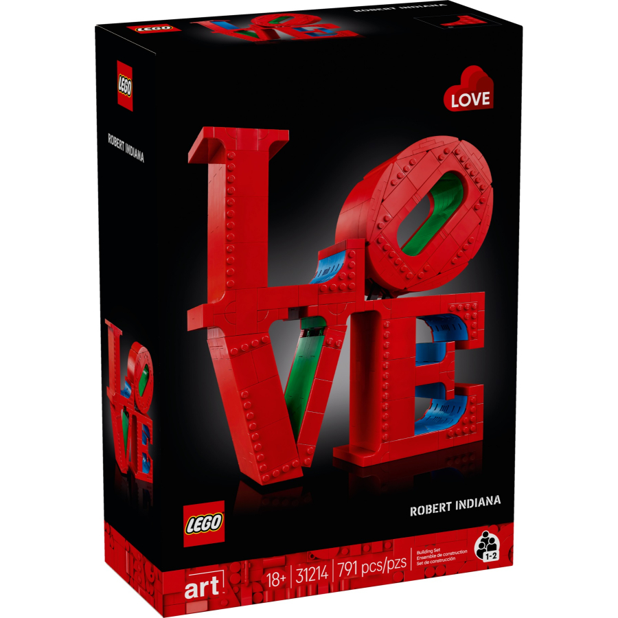 LEGO ART LOVE Sculpture