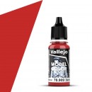 Vallejo Acrylic Paint Model Colour Vermillion 17-18ml