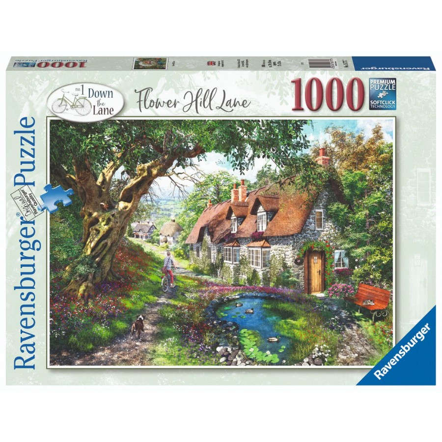 Ravensburger Puzzle 1000 Piece Flower Hill Lane