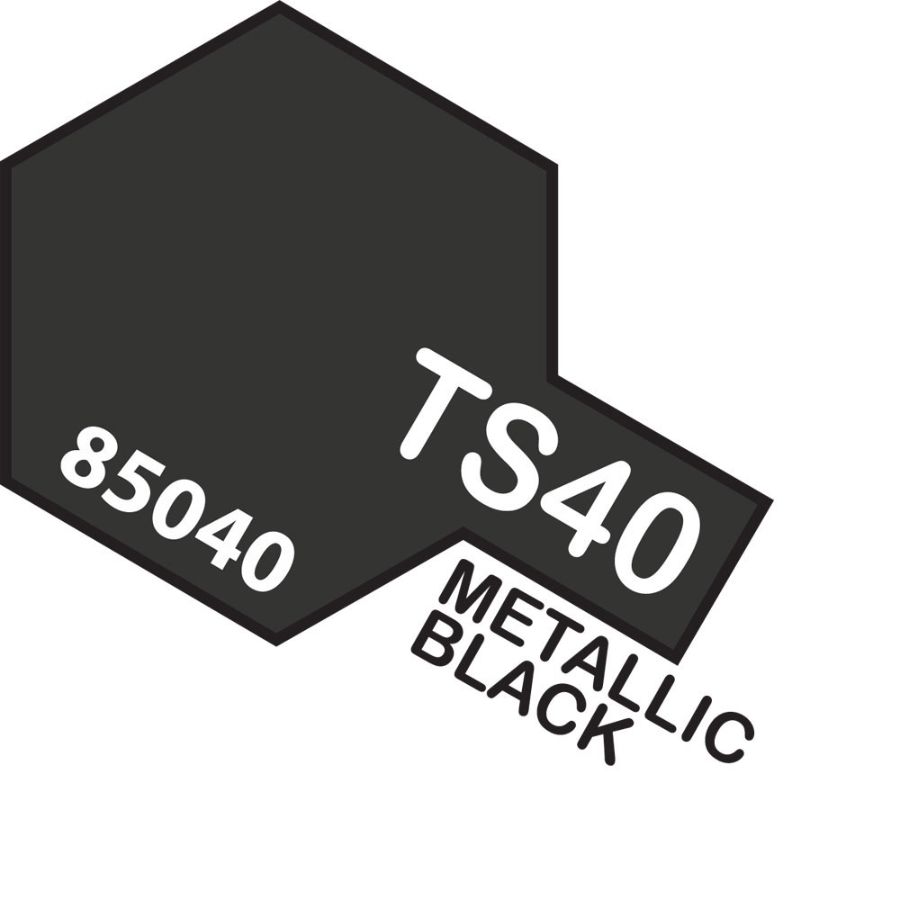 Tamiya Spray Paint TS40 Metallic Black